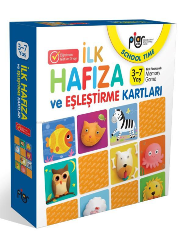 İlk Hafıza ve Eşleştirme Kartları (3-7 Yaş) | Kolektif | Piar Yayınevi