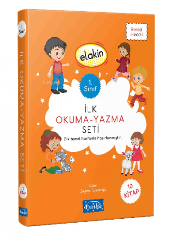 İlk Okuma Yazma Seti - 10 Kitap Set | Kerem Altındağ | Parıltı Yayıncı