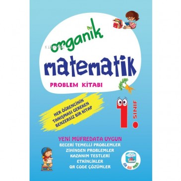 İlkokul 1.Sınıf Organik Matematik Problem Kitabı | Kolektif | Bilge Bu