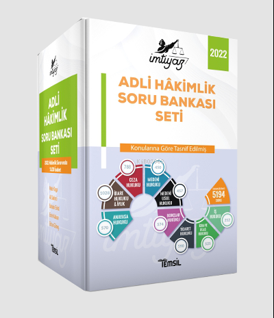 İmtiyaz Adli Hakimlik Soru Bankası | Kolektif | Temsil Kitap