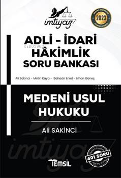 İmtiyaz Adli İdari Hakimlik Medeni Usul Hukuku Soru Bankası | Ali Saki