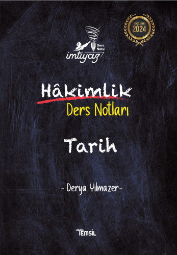 İmtiyaz Hakimlik Ders Notları Tarih | Derya Yılmazer | Temsil Kitap