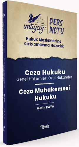 İmtiyaz Hmgs Ders Notları Ceza Hukuku & Ceza Muhakemesi Hukuku | Metin