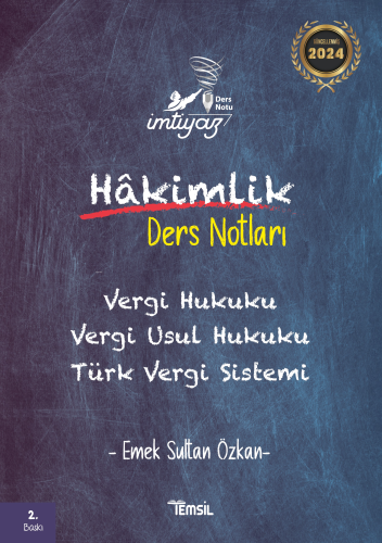 İmtiyaz Vergi Hukuku Vergi Usul Hukuku Türk Vergi Sistemi Hakimlik Der