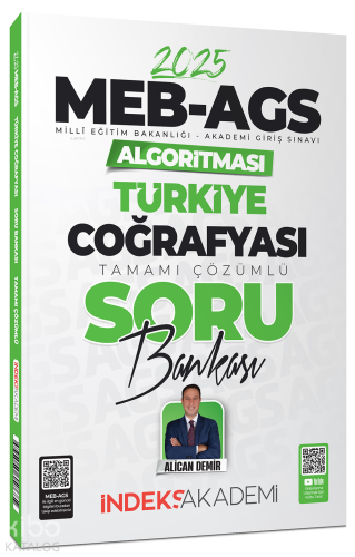 İndeks Akademi 2025 MEB-AGS Algoritması Türkiye Coğrafyası Soru Bankas