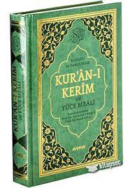 Kur'an-ı Kerim ve Yüce Meali (Ayfa-172, Orta Boy, 2 Renk, Mühürlü) | K