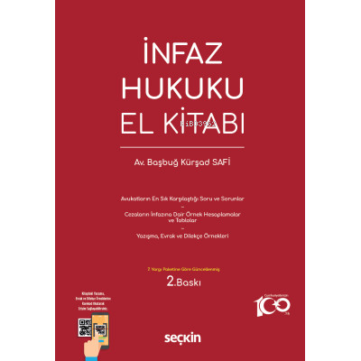 İnfaz Hukuku El Kitabı | Başbuğ Kürşad Safi | Seçkin Yayıncılık