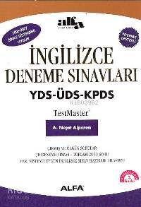 İngilizce Deneme Sınavları Yds-üds-kpds; Testmaster | A. Nejat Alperen