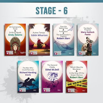 İngilizce Hikaye Kitabı Seti Stage - 6 (7 Kitap Takım) | Andy Adams | 