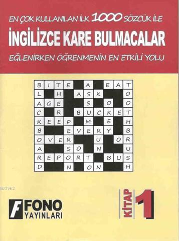 İngilizce Kare Bulmacalar 1 | Deniz Meriç | Fono Yayınları