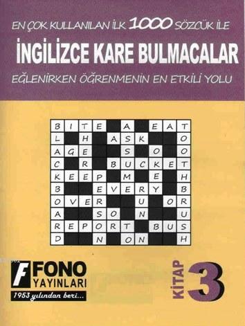 İngilizce Kare Bulmacalar 3 | Deniz Meriç | Fono Yayınları