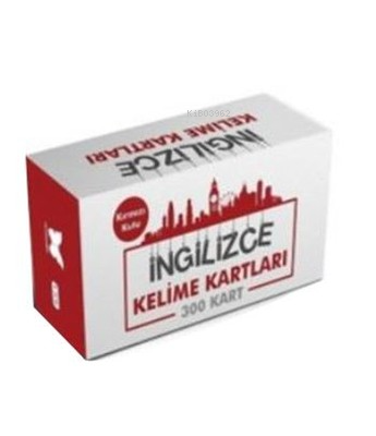 İngilizce Kelime Öğreten Kartlar - 300 Kart (Kırmızı) 3. Kutu | Kolekt