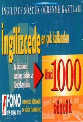 İngilizcede En Çok Kullanılan İkinci 1000 Sözcük | Kolektif1 | Fono Ya