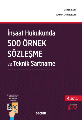 İnşaat Hukukunda 500 Örnek Sözleşme ve Teknik Şartname | Canan Ruhi | 