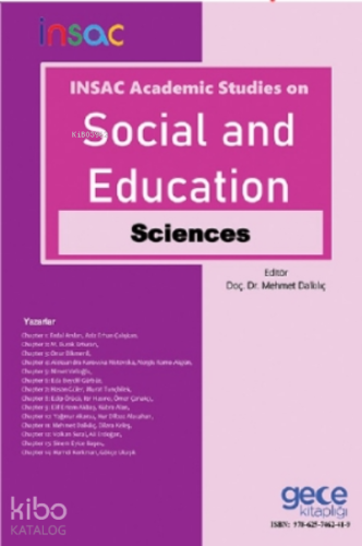 INSAC Academic Studies On Social and Education Sciences | Mehmet Dalkı