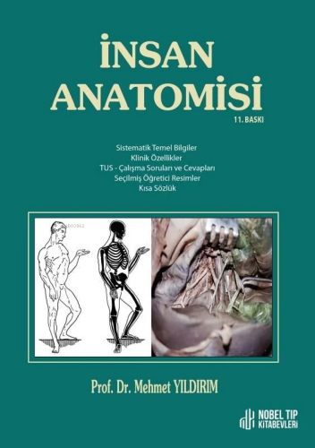 İnsan Anatomisi | Mehmet Yıldırım | Nobel Tıp Kitabevi