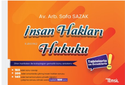 İnsan Hakları Hukuku Konu Anlatımı | Safa Sazak | Temsil Kitap