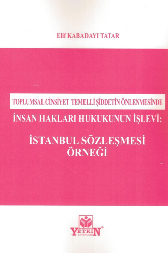 İnsan Hakları Hukukunun İşlevi: İstanbul Sözleşmesi Örneği ;Toplumsal 