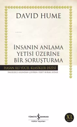 İnsanın Anlama Yetisi Üzerine Bir Soruşturma | David Hume | Türkiye İş