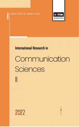 International Research in Communication Sciences II | Sinem Onaran | E