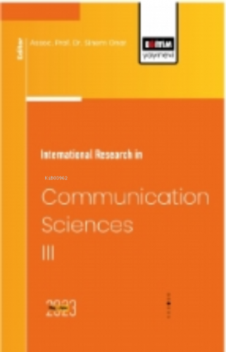 International Research in Communication Sciences III | Sinem Onaran | 