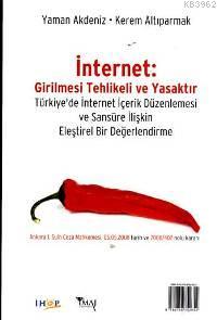 İnternet: Girilmesi Tehlikeli ve Yasaktır | Yaman Akdeniz | İmaj Yayın