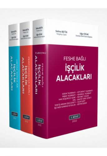 İşçilik Alacakları (3 Cilt) | Uğur Ocak | Adalet Yayınevi