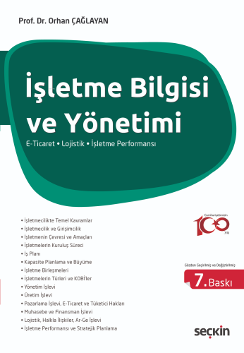 İşletme Bilgisi ve Yönetimi | Orhan Çağlayan | Seçkin Yayıncılık