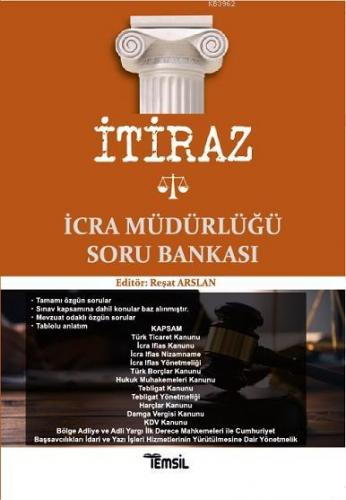 İtiraz İcra Müdürlüğü Soru Bankası | Reşat Arslan | Temsil Kitap