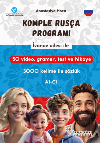 İvanov Ailesi ile Komple Rusça Programı (A1-C1) | Anastasiya Matveichu