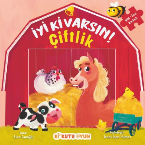 İyi ki Varsın! Çiftlik (Yapbozlu Kitap) | Esra Canoğlu | Bi Kutu Oyun