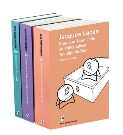 Jacques Lacan Seti - 3 Kitap Takım - Hediyeli | Jacques Lacan | Metis 