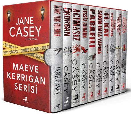 Jane Casey Maeve Kerrigan Serisi Seti - 10 Kitap Takım - Kutulu | Jane