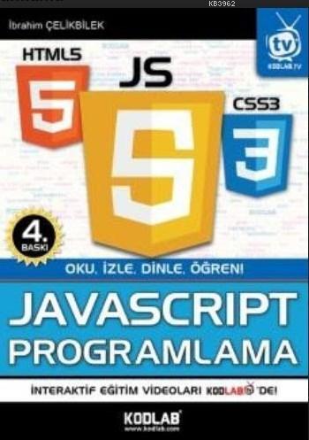 Javascript Programlama (Uzmanından!) | İbrahim Çelikbilek | Kodlab Yay