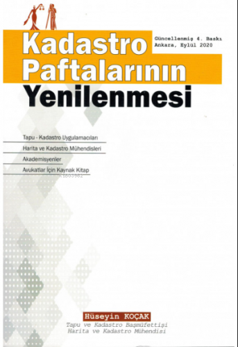 Kadastro Paftalarının Yenilenmesi | Hüseyin Koçak | Yazarın Kendi Yayı