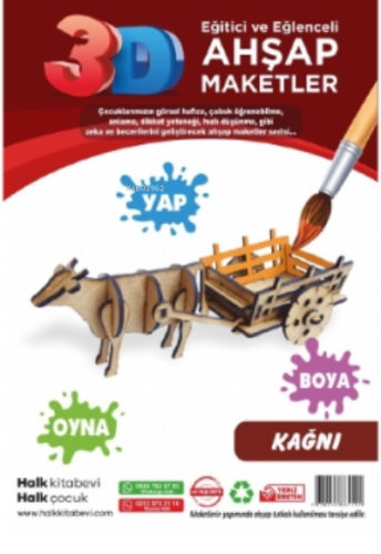 Kağnı Ahşap Maket | | Halk Kitabevi