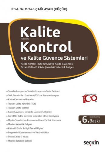 Kalite Kontrol ve Kalite Güvence Sistemleri | Orhan Çağlayan | Seçkin 