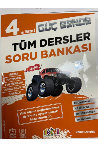 Kaliteli Eğitim Yayınları 4.Sınıf Güç Bende Tüm Dersler Soru Bankası |