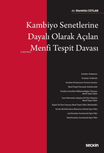 Kambiyo Senetlerine Dayalı Olarak Açılan Menfi Tespit Davası | Nuretti