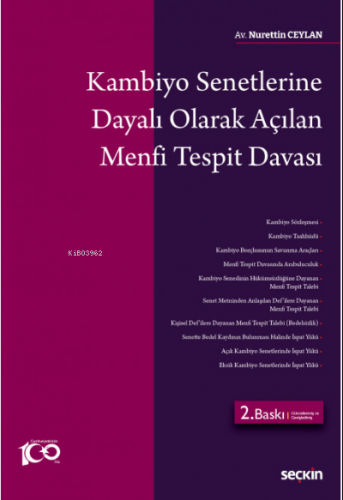 Kambiyo Senetlerine Dayalı Olarak Açılan Menfi Tespit Davası | Nuretti