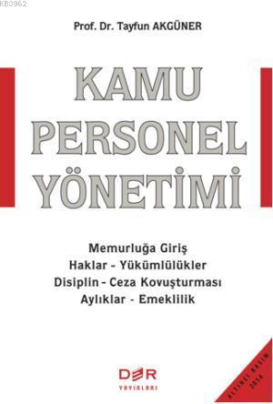 Kamu Personel Yönetimi | Tayfun Akgüner | Der Yayınları