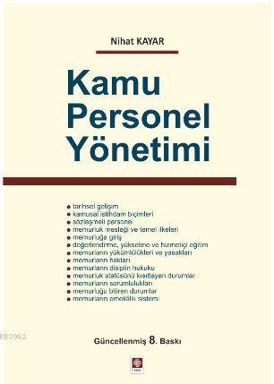 Kamu Personel | Nihat Kayar | Ekin Kitabevi Yayınları