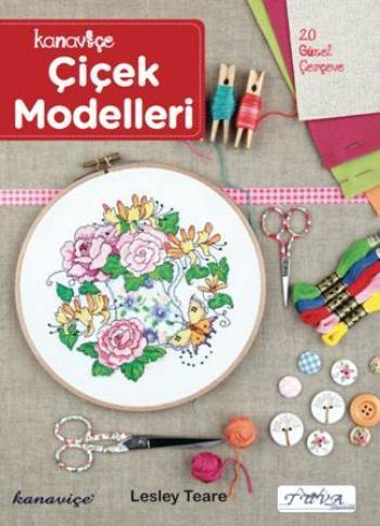 Kanaviçe Çiçek Modelleri | Lesley Teare | Tuva Yayıncılık