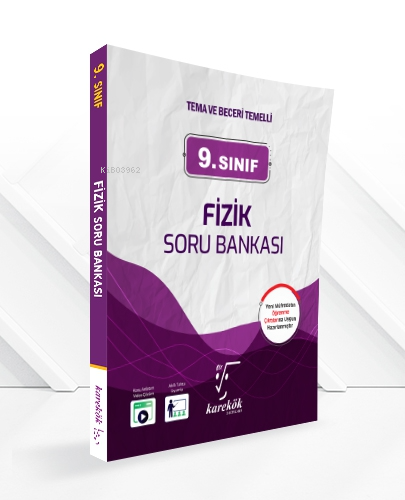 Karekök 9.Sınıf Fizik Soru Bankası | Kolektif | Karekök Yayınları (Haz