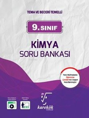 Karekök 9. Sınıf Kimya Soru Bankası | Kolektif | Karekök Yayınları (Ha