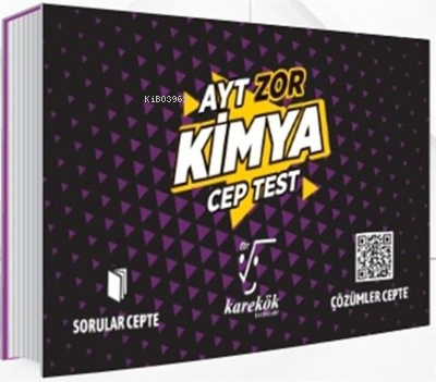 Karekök Ayt Cep Test Kimya Zor | Kolektif | Karekök Yayınları (Hazırlı