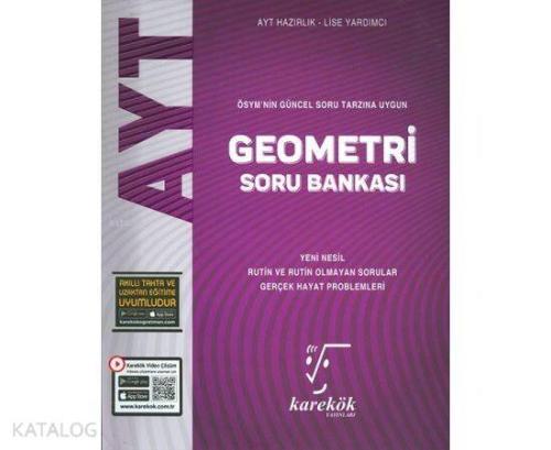 Karekök AYT Geometri Soru Bankası | | Karekök Yayınları (Hazırlık)