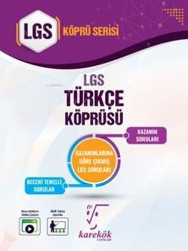 Karekök LGS Türkçe Köprüsü | Kolektif | Karekök Yayınları (Hazırlık)