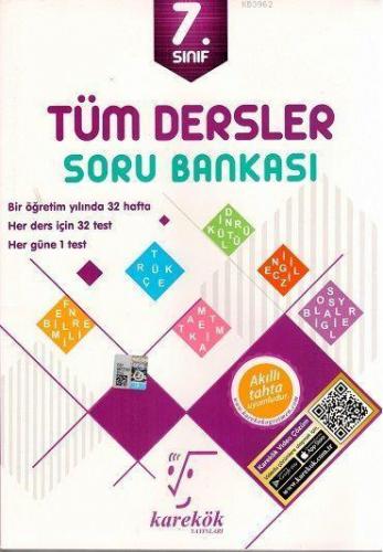 Karekök Yayınları 7. Sınıf Tüm Dersler Soru Bankası Karekök | Meltem Ü