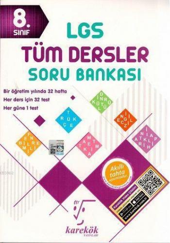 Karekök Yayınları 8. Sınıf LGS Tüm Dersler Soru Bankası Karekök | Kole